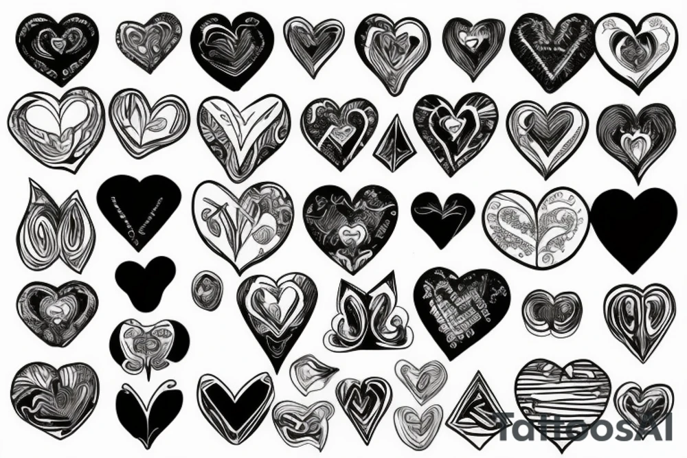 Crying heart tattoo idea