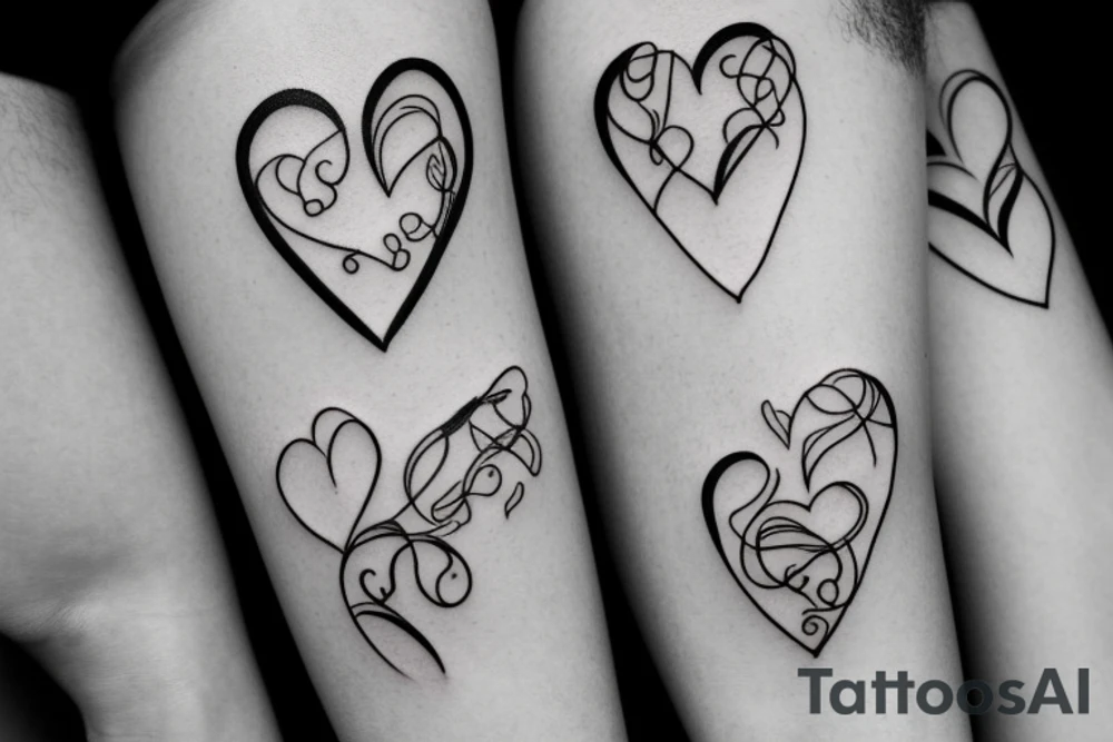 Crying heart tattoo idea