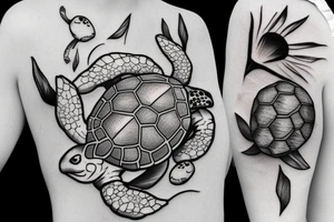 turtle, egg, octupos tattoo idea