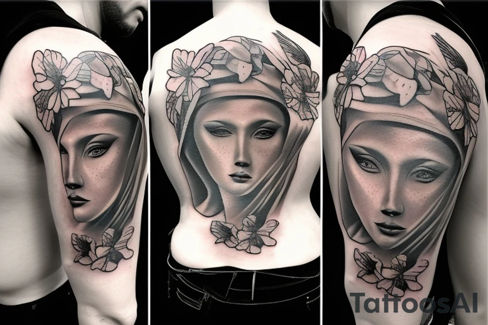 Mother Mary tattoo idea