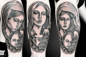 Mother Mary tattoo idea