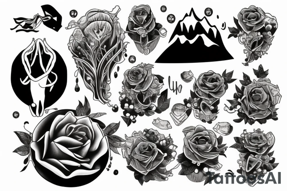 Iceberg alive fended tattoo idea