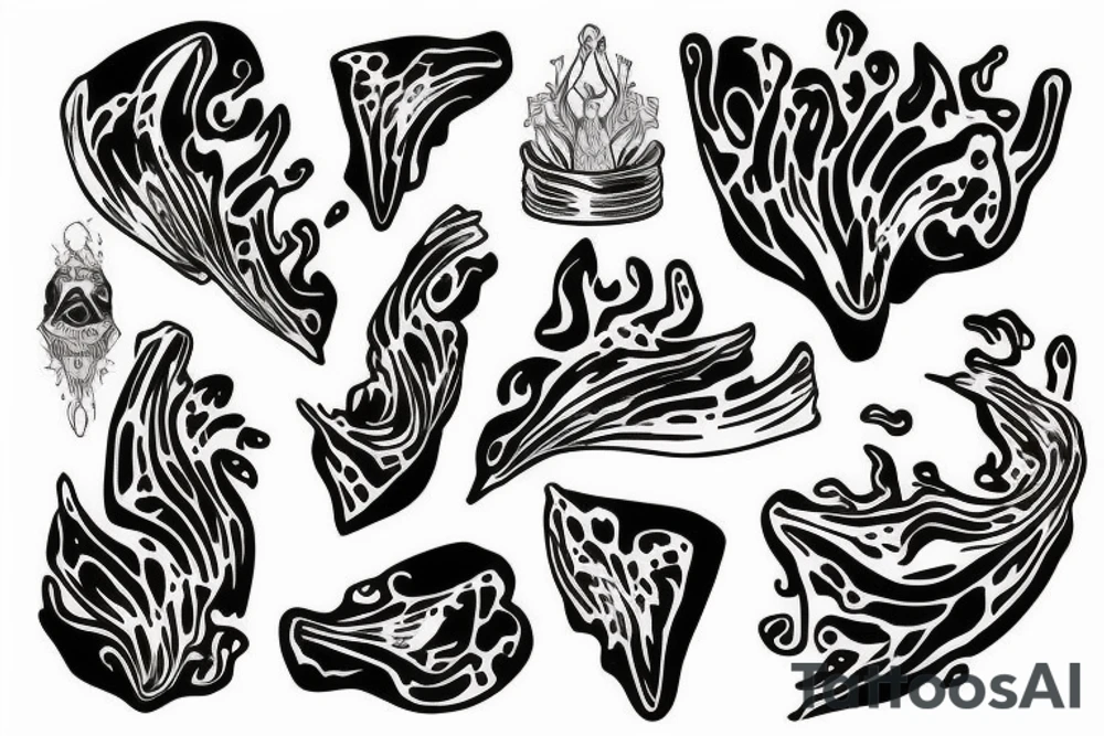 Iceberg alive fended tattoo idea