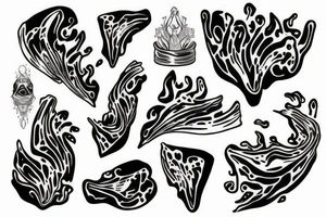 Iceberg alive fended tattoo idea
