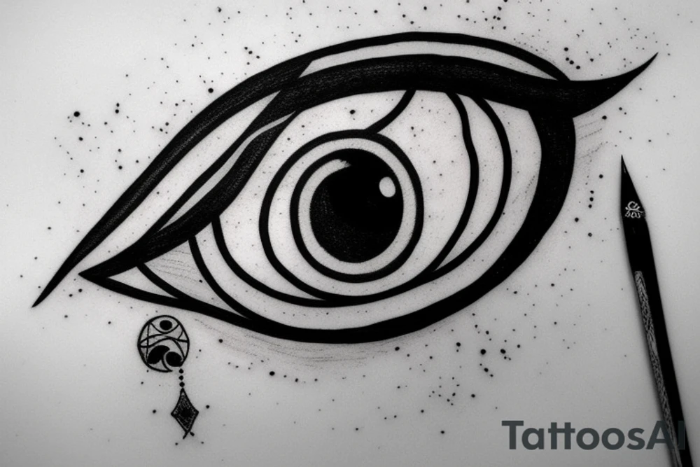 Eye of horus tattoo idea