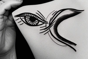 Eye of horus tattoo idea