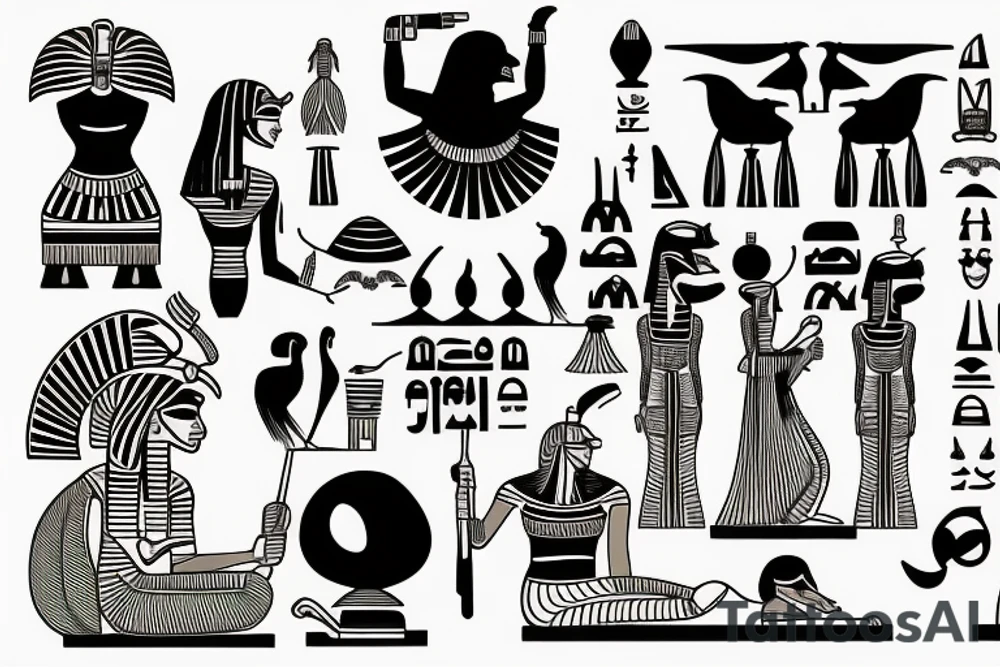 Egypt tattoo idea