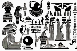 Egypt tattoo idea