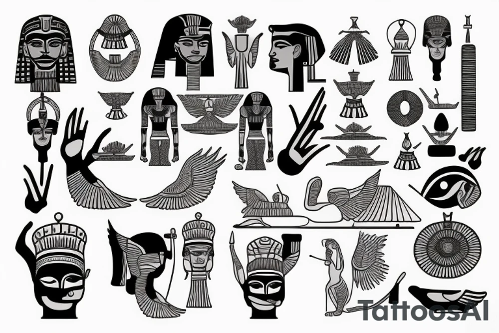 Egypt tattoo idea