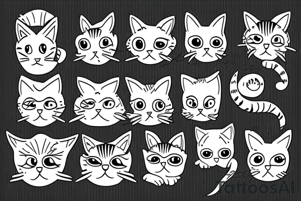 Cat on fence tattoo idea