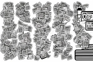 Financial markets with the name “Options Players” tattoo idea