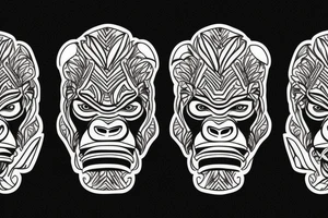 Gorilla tattoo idea