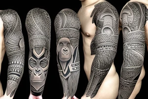 Gorilla tattoo idea