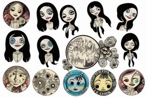 Coraline Button tattoo idea