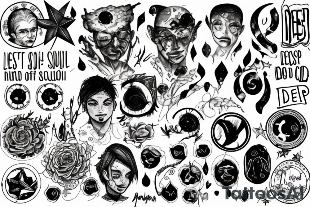 Lost deep inside of my dirty old soul. Some starry eyed boy never taught self control tattoo idea