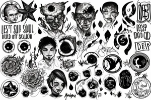 Lost deep inside of my dirty old soul. Some starry eyed boy never taught self control tattoo idea