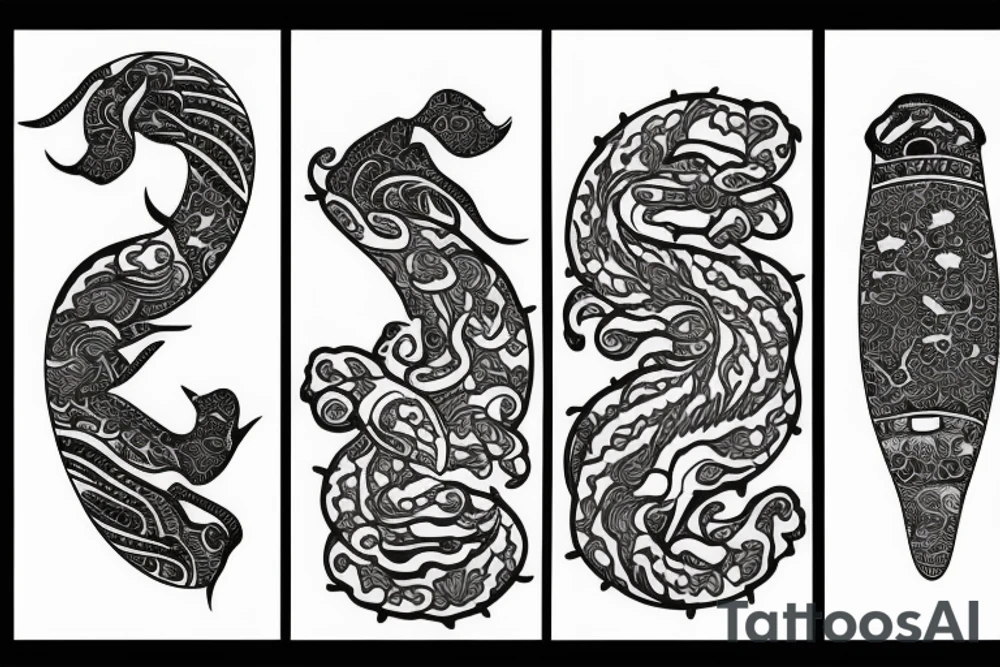 Oriental tattoo idea