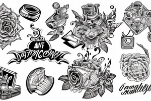 heated air conditioning tattoo idea