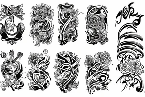 heated air conditioning tattoo idea