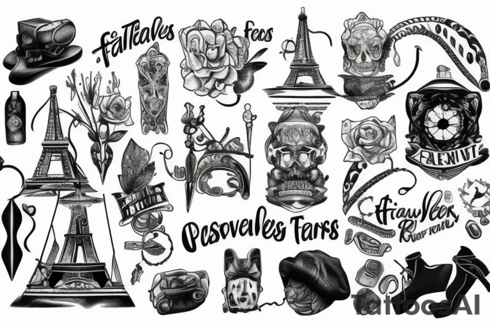 fearless traveler tattoo idea