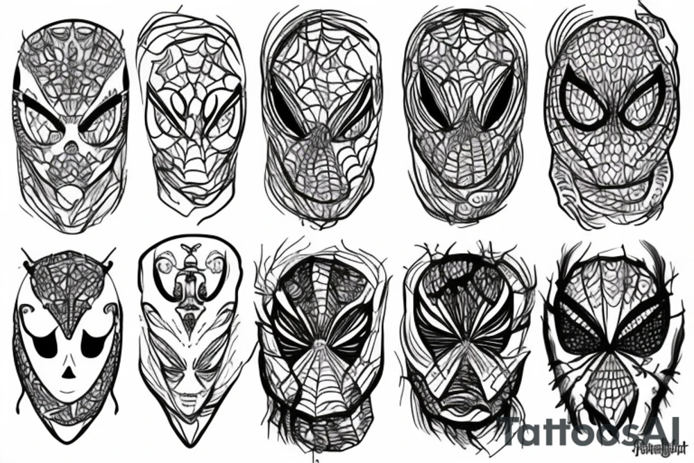 Spider tattoo idea