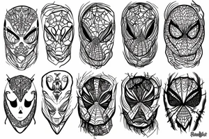 Spider tattoo idea