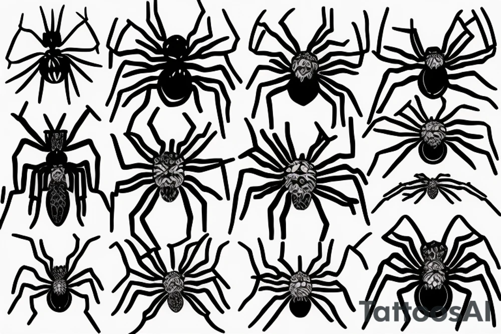 Spider tattoo idea