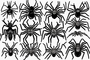 Spider tattoo idea