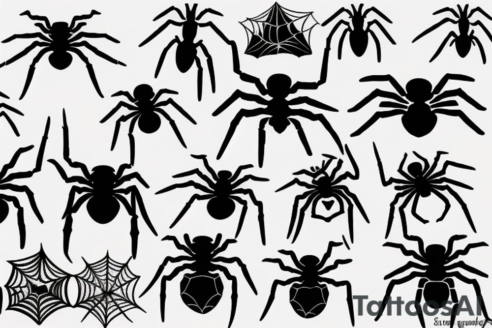 Spider tattoo idea