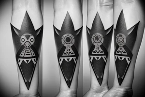 combination of zelda, star wars, banjo kazooie, anaesthesia, emarosa tattoo idea