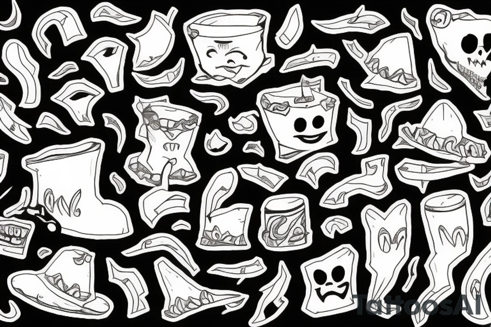 Dancing nacho tattoo idea