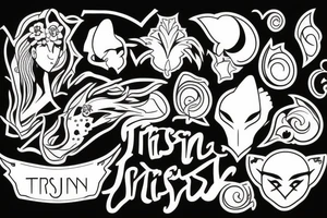 The name “Tristan” tattoo idea