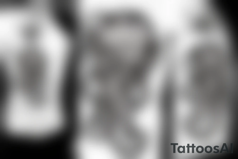 Octopus tentacles going out from an space helmet tattoo idea