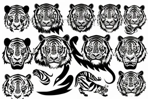 barong tiger tattoo idea