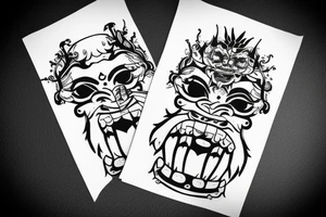 barong tattoo idea