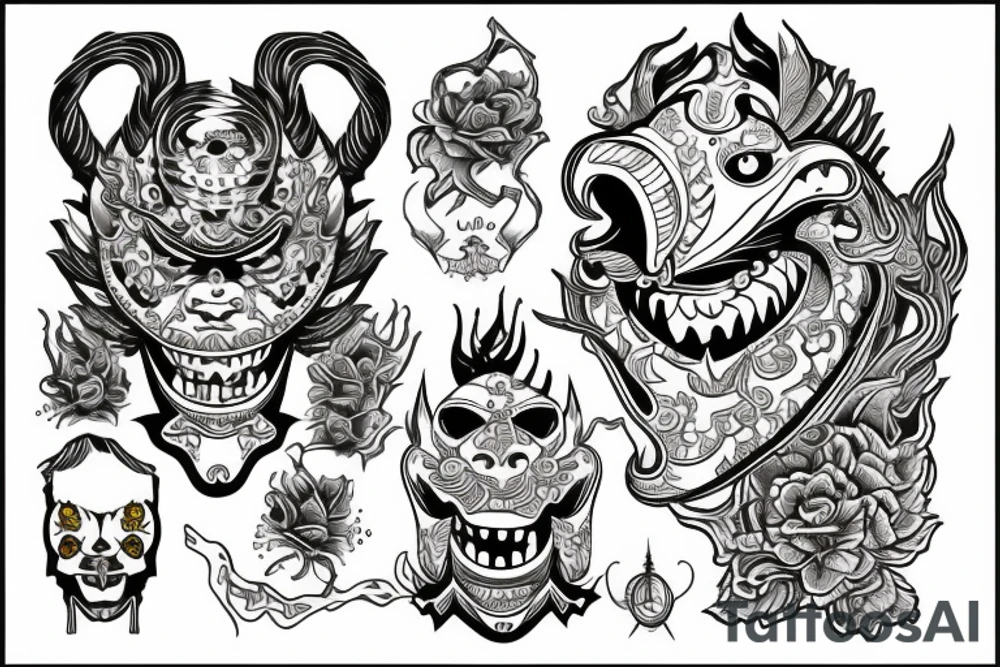 barong tattoo idea