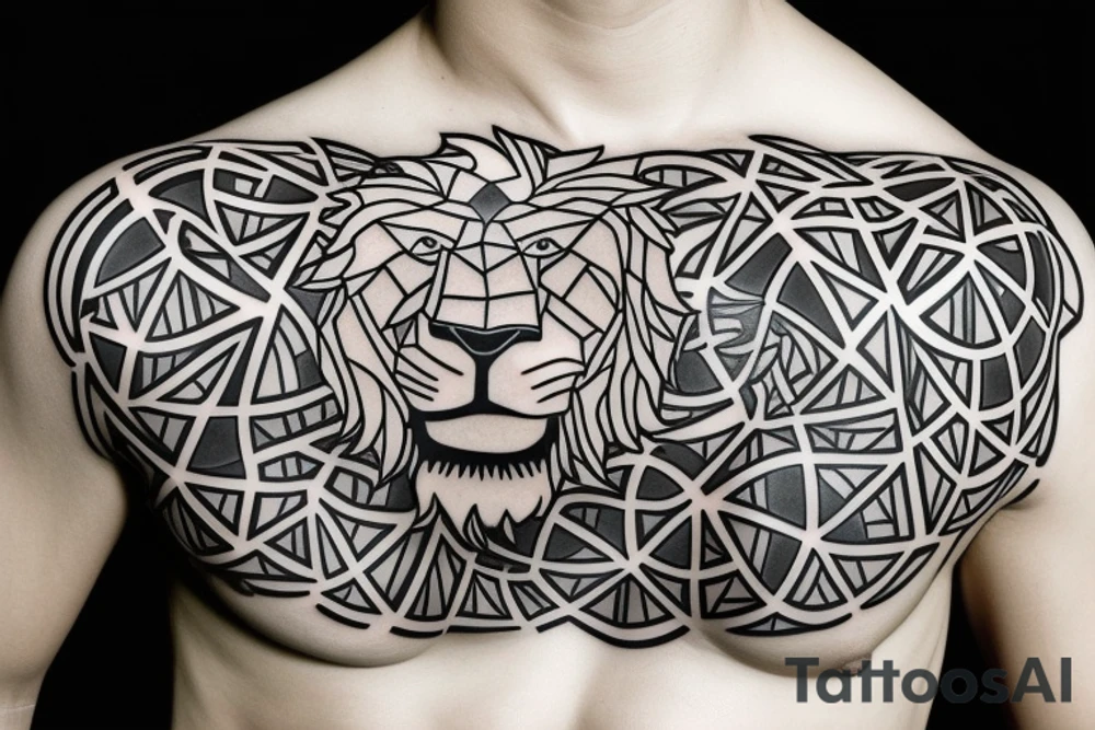 The lion from Chelsea football club logo tattoo idea