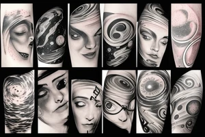 the universe was made, just to be seen by my eyes tattoo idea