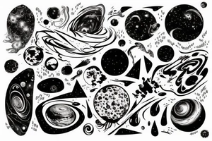 the universe was made, just to be seen by my eyes tattoo idea