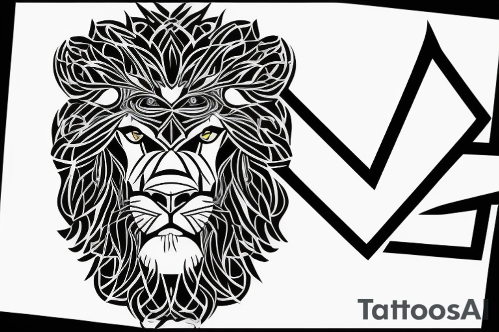 The lion from Chelsea football club logo for a leg sleeve tattoo tattoo idea