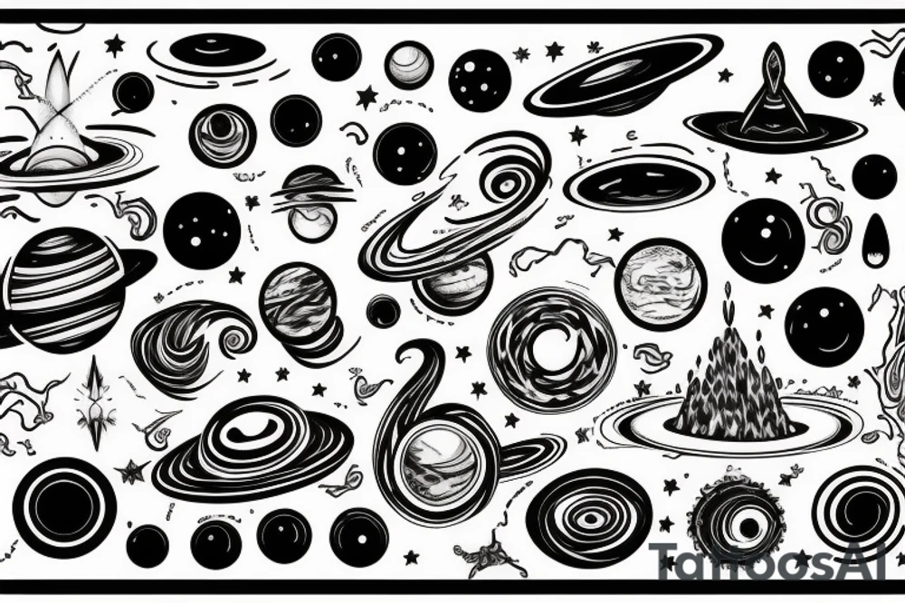 the universe was made, just to be seen by my eyes tattoo idea