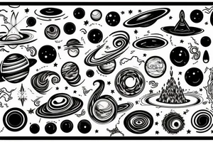 the universe was made, just to be seen by my eyes tattoo idea