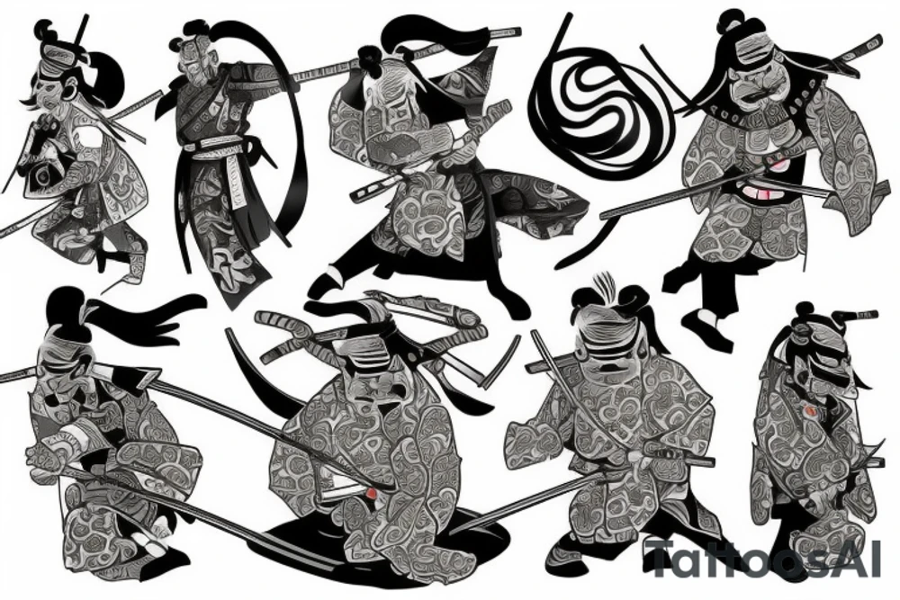Samurai tattoo idea