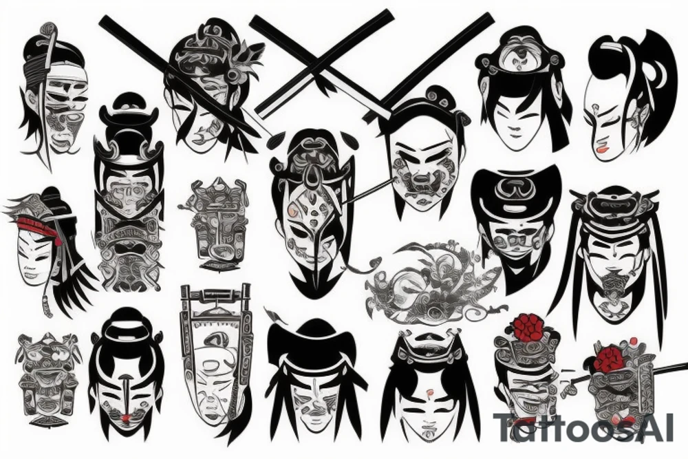 Samurai tattoo idea