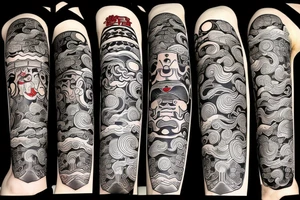 Samurai virgo tattoo idea