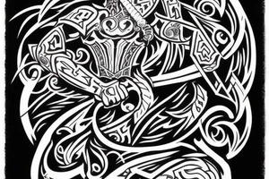 wording related to the warrior tattoo idea