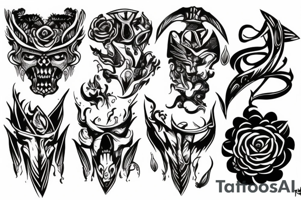 warrior tattoo idea