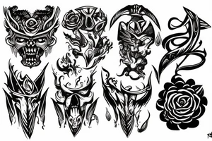 warrior tattoo idea