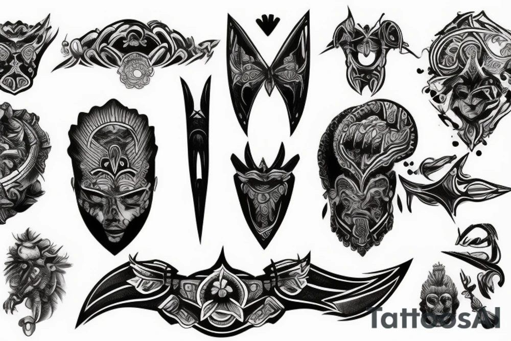 warrior tattoo idea