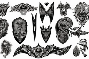 warrior tattoo idea